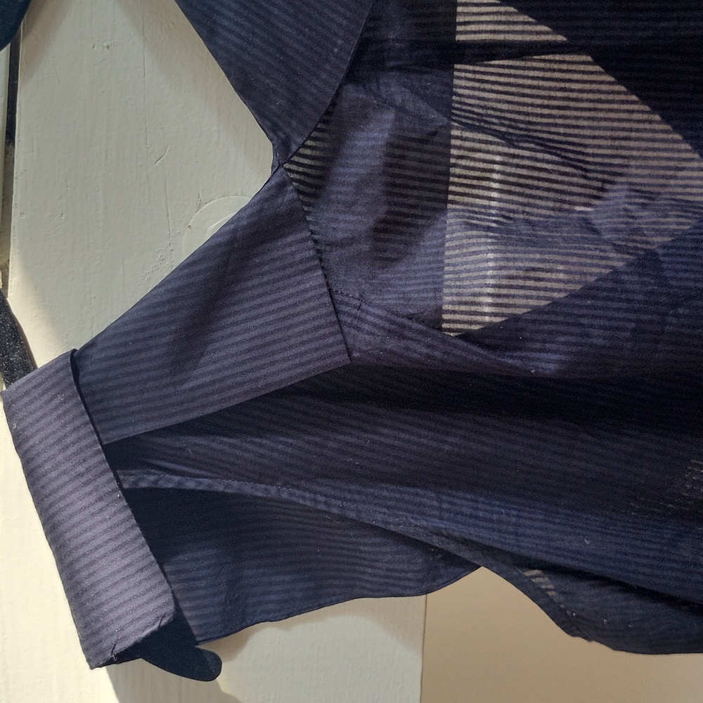 BCBG MaxAzria Ruffle Collar blouse - Picture 8 of 14